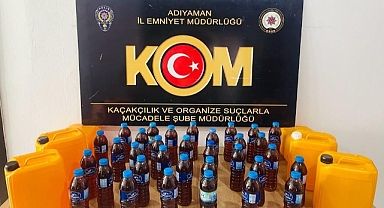 46 litre kaçak alkol ele geçirildi!