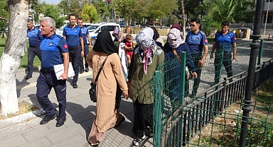 Adıyaman’da dilenen 15 şahıs yakalandı