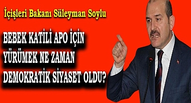 Bakan soylu açtı ağzını yumdu gözünü!