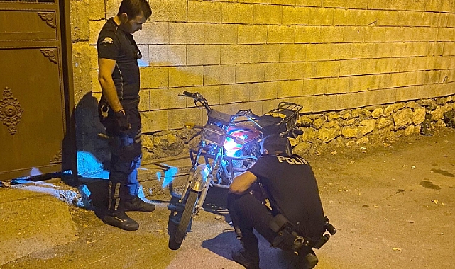 Çalıntı motosikleti Yunus polisleri buldu