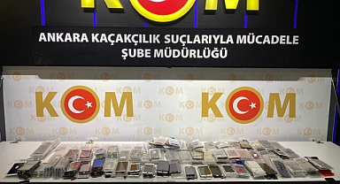 Cep telefonu kaçakçılarına operasyon: 10 gözaltı