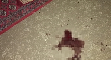 Damadını namaz kılarken silahla vurdu