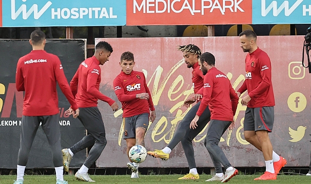 Galatasaray, Corendon Alanyaspor maçı hazırlıklarını sürdürdü