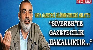 Gazeteci Dolaş: "Gazetecilik hamallıktır"
