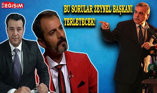 Gazetecilerin soruları başkan Beyazgül'ü terletti