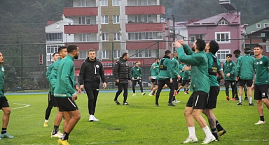 Giresunspor, Sivasspor maçı hazırlıklarını sürdürüyor