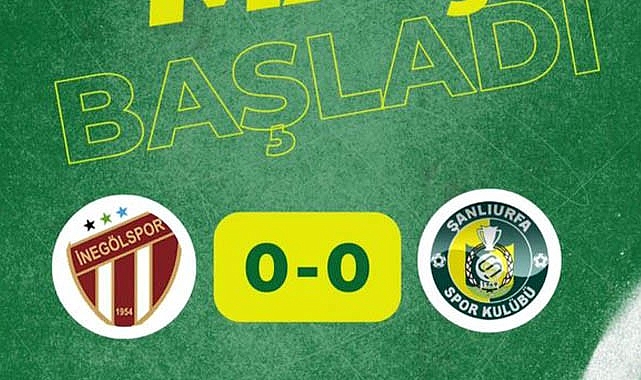 İnegölspor – Şanlıurfaspor: 1-0