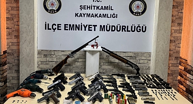 Kaçak silah imalathanesine baskın