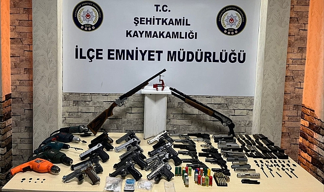 Kaçak silah imalathanesine baskın