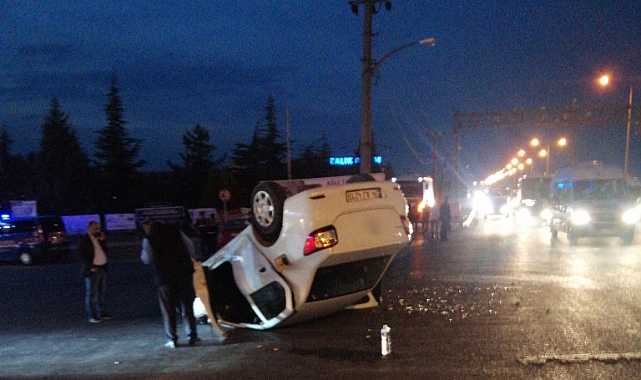 Malatya’da iki otomobil çarpıştı: 1 yaralı
