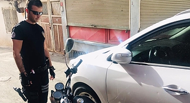 Motosiklet çalan kişi polislerden kaçamadı