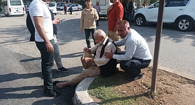 Otomobilin çarptığı yaya yaralandı