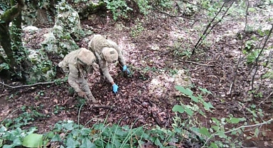 PKK’ya ait 2 depoda gıda maddesi ele geçirildi