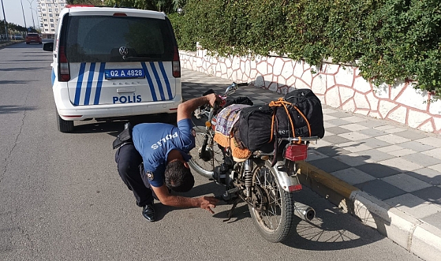 Polisin şüphelendiği motosiklet çalıntı çıktı