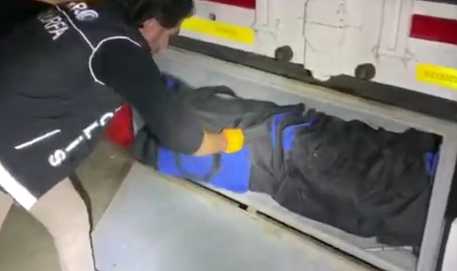 Polisin takibe aldığı tırda uyuşturucu ele geçirildi!