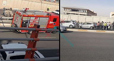 Şanlıurfa'da 3 araç birbirine girdi