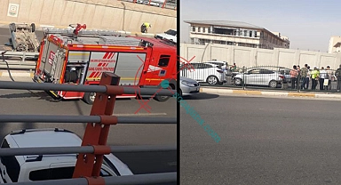 Şanlıurfa'da 3 araç birbirine girdi