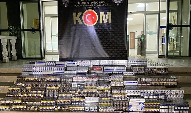 Şanlıurfa'da kaçak sigara operasyonu