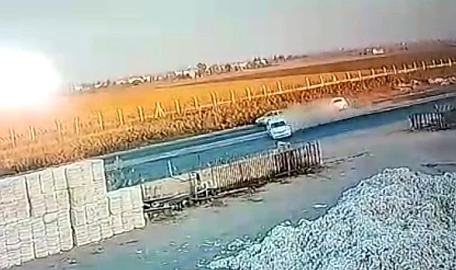 Şanlıurfa'da kaza anı kamerada: 4 yaralı
