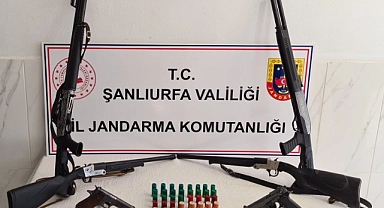 Şanlıurfa'da silah kaçakçılığı operasyonunda 5 gözaltı
