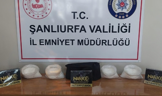 Şanlıurfa'da uyuşturucu ele geçirildi