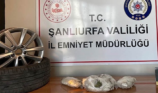 Şanlıurfa'da uyuşturucu operasyonu