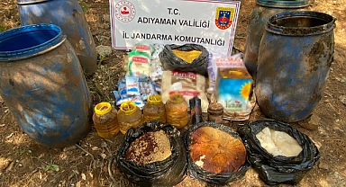 Teröristlere ait yaşam malzemeleri ele geçirildi