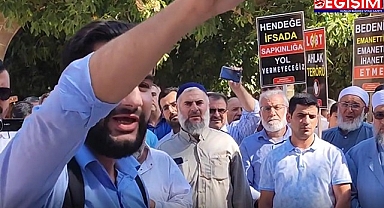 Urfa'da genç protestoyu, protesto etti!