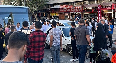 Urfa merkezde yanlış park trafiği felç etti