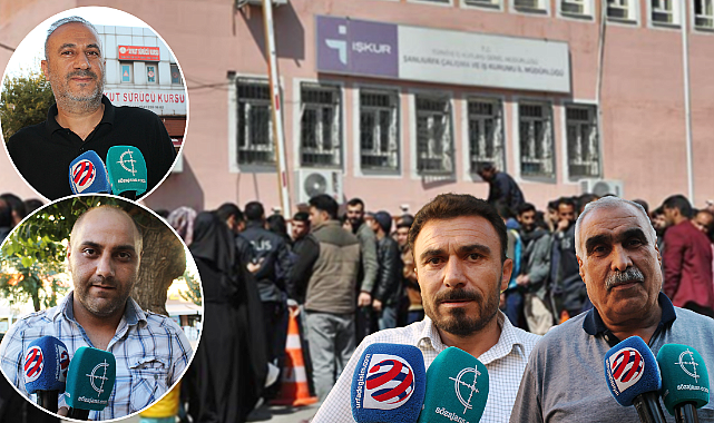 Urfalılara göre işsizlik düşmedi,aksine artıyor!