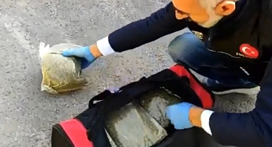 Yolcu otobüsünde 12 kilo uyuşturucu ele geçirildi