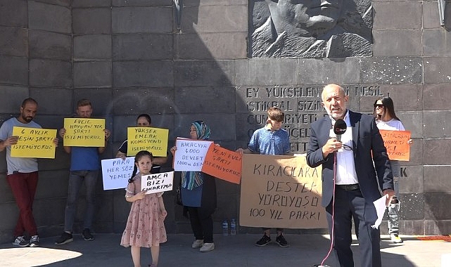 Yükselen ev kiralarına tepki gösterdiler