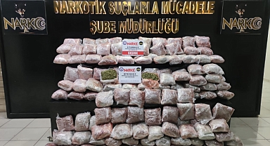 Şanlıurfa Bulvarı'nda 104 kilo uyuşturucu ele geçirildi