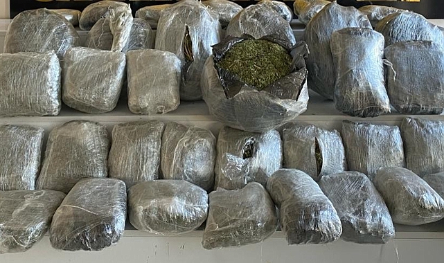 33 kilo uyuşturucu ele geçirildi!