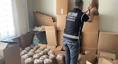 33 milyon değerinde kaçak tütün ele geçirildi!
