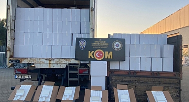 41 milyon kaçak makaron ele geçirildi