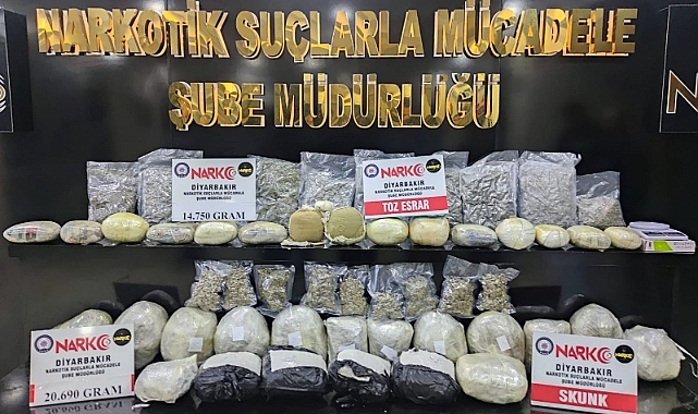 44 kilo uyuşturucu ele geçirildi! 8 tutuklama