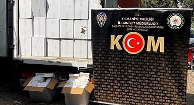7 milyon makaron ile 25 bin gümrük kaçağı sigara ele geçirildi