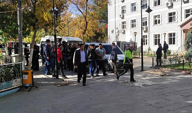 Alacak verecek meselesinde 15 kişi adliyeye sevk edildi