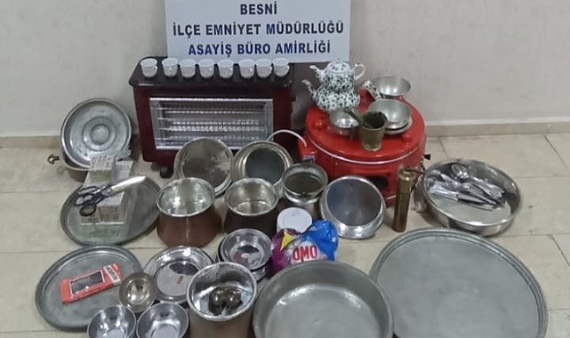 Bakır hırsızı suçüstü yakalandı