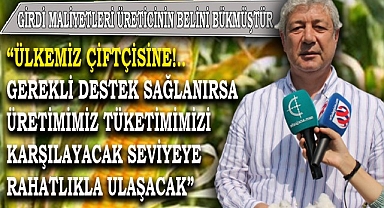 Başkan Melik "Çiftçilerimize gerekli destek sağlanmalı"
