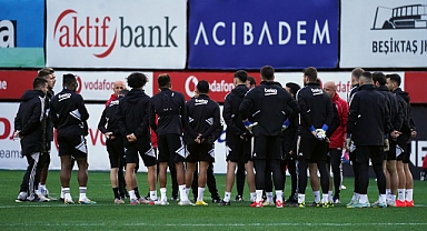 Beşiktaş günü çift idmanla tamamladı
