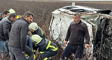 Otomobil pamuk tarlasına uçtu: 1 yaralı