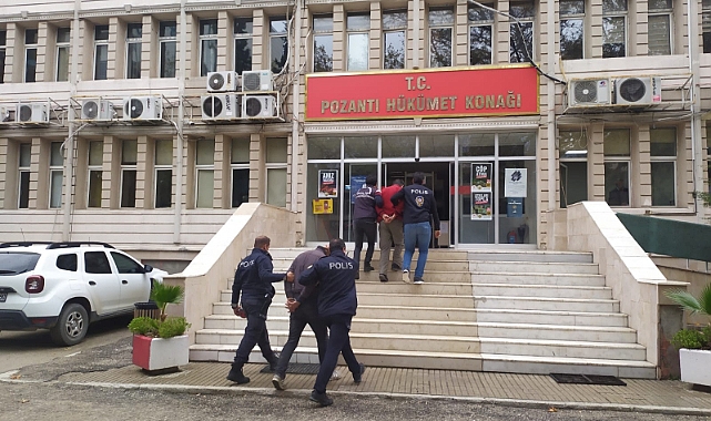 Çalıntı eşyalarla yakalanan zanlı tutuklandı