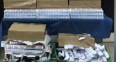 Kaçak sigara kağıdı operasyonu: 1 gözaltı