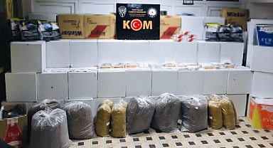 Kaçak tütün ve makaron operasyonu