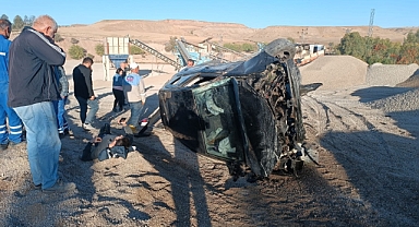 Otomobil şarampole devrildi! 1 yaralı