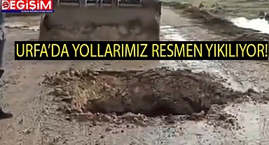 Şanlıurfa'da yağışlar bir çok şeyi gün yüzüne çıkarıyor!