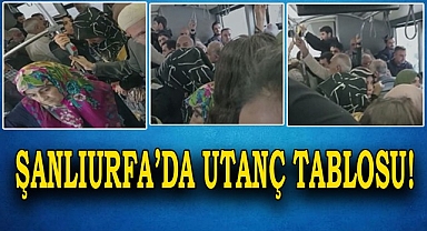 Şanlıurfa'da yolcular birbirini ezdi!