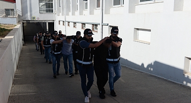 Suç örgütüne yönelik yapılan operasyonda 29 zanlıdan 8'i tutuklandı